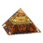 Rudraksha Orgone Pyramid - Shri Kuber Yantra