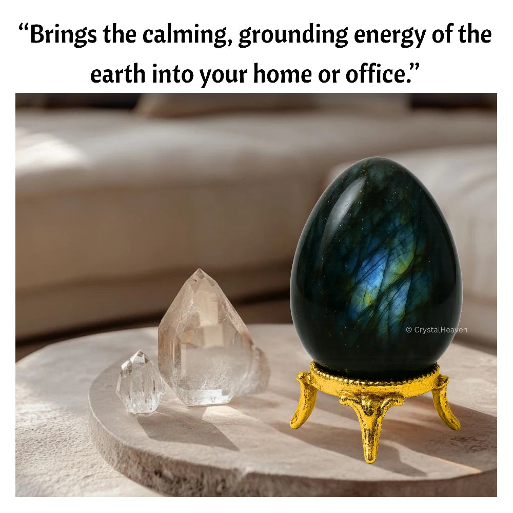 Labradorite Crystal Egg Stone