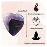Amethyst Mini Heart (Pack of 2)