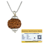 6 Mukhi Rudraksha Pendant (Silver)
