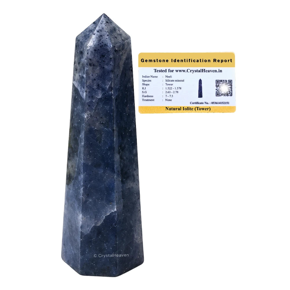 Iolite Crystal Tower (2" to 3" inch) 