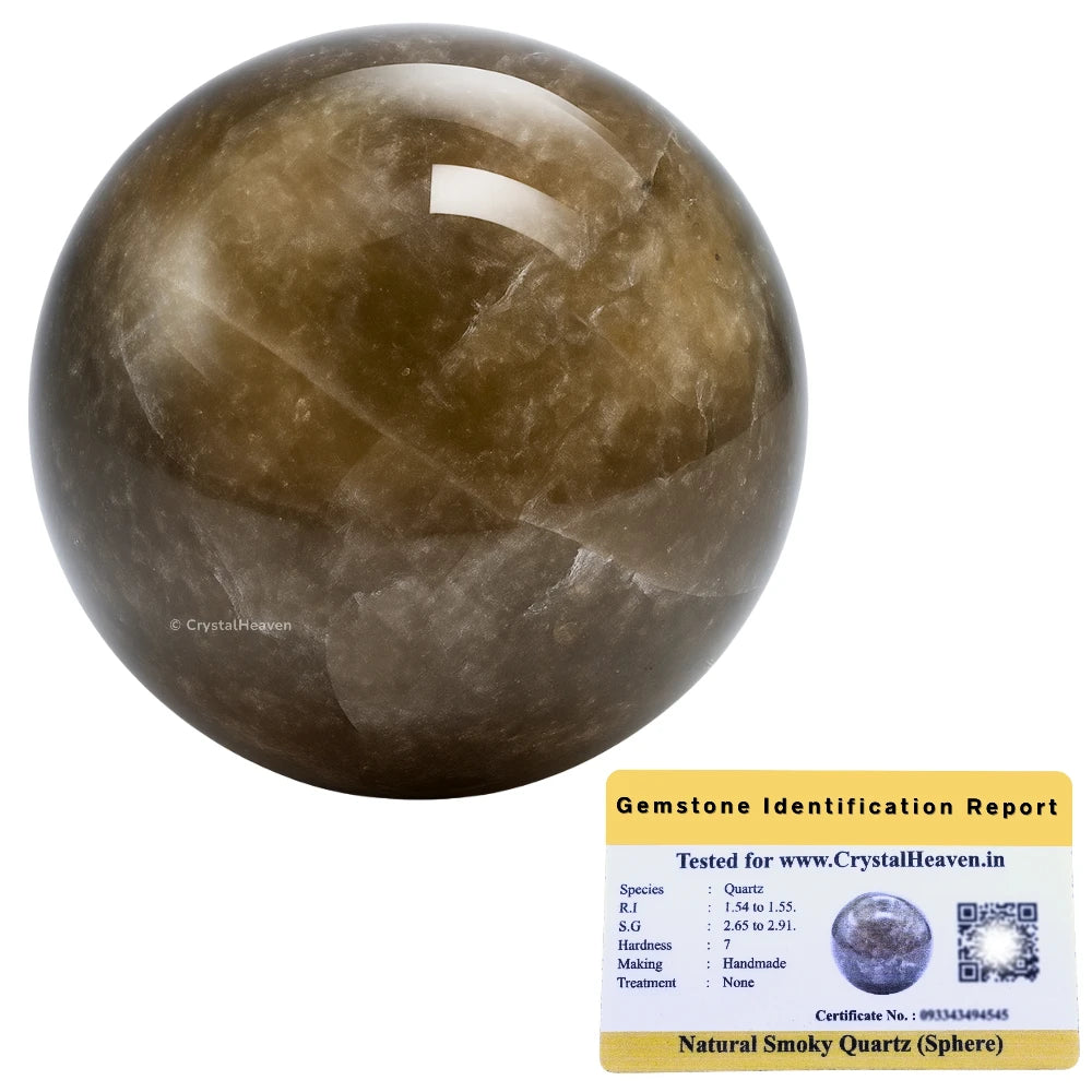 Smoky Quartz Sphere (1.5 Inch)