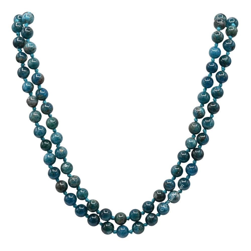 Apatite Japa Mala (Hand Knotted)