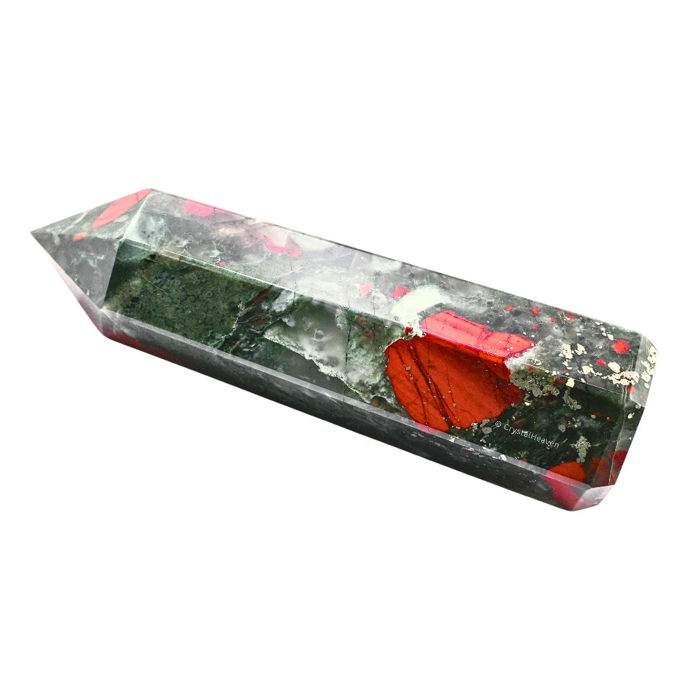 Large African Bloodstone Tower