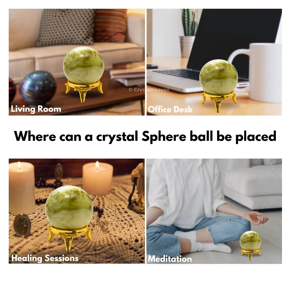 Serpentine Sphere (1.5 Inch)