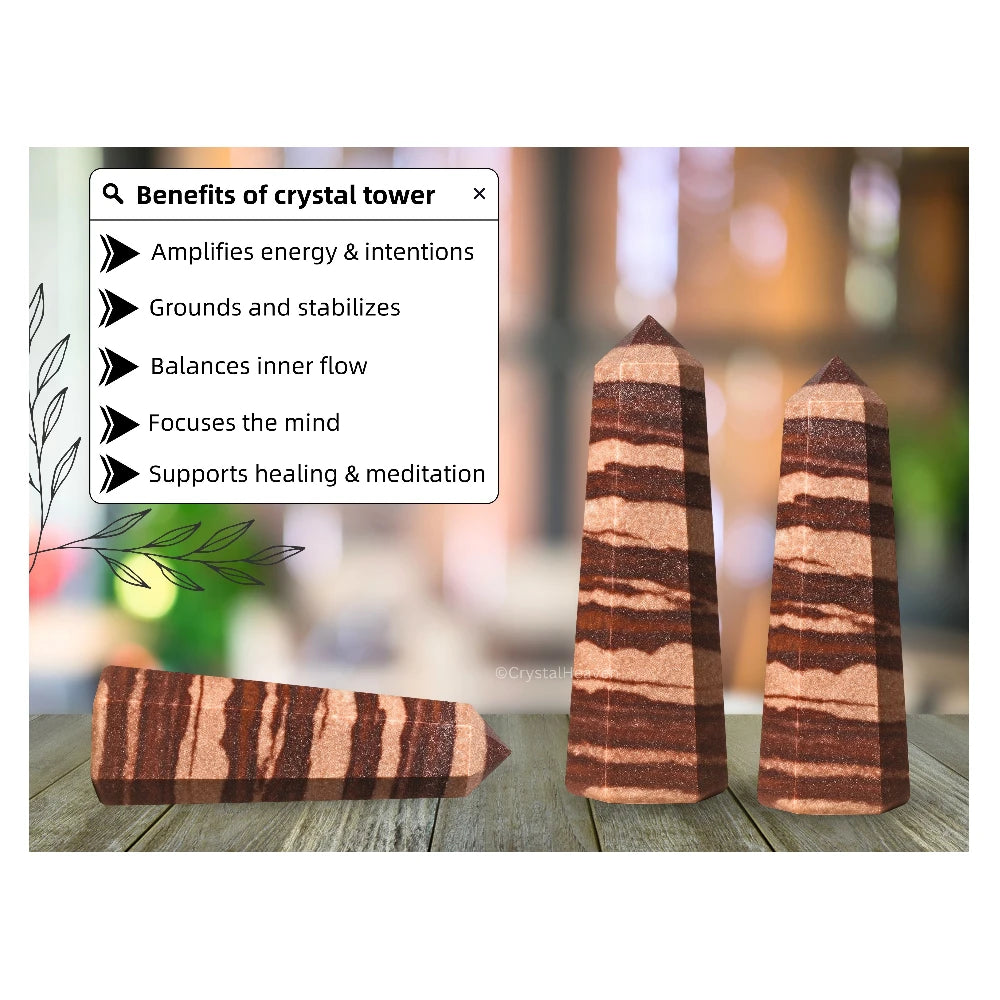 Shiva Lingam Narmada Stone Tower (3" to 4" inch)