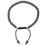 Hematite Healing Crystal Bracelets - 6mm Beads (Adjustable)