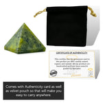 Green Jade Pyramid (1 Inch)