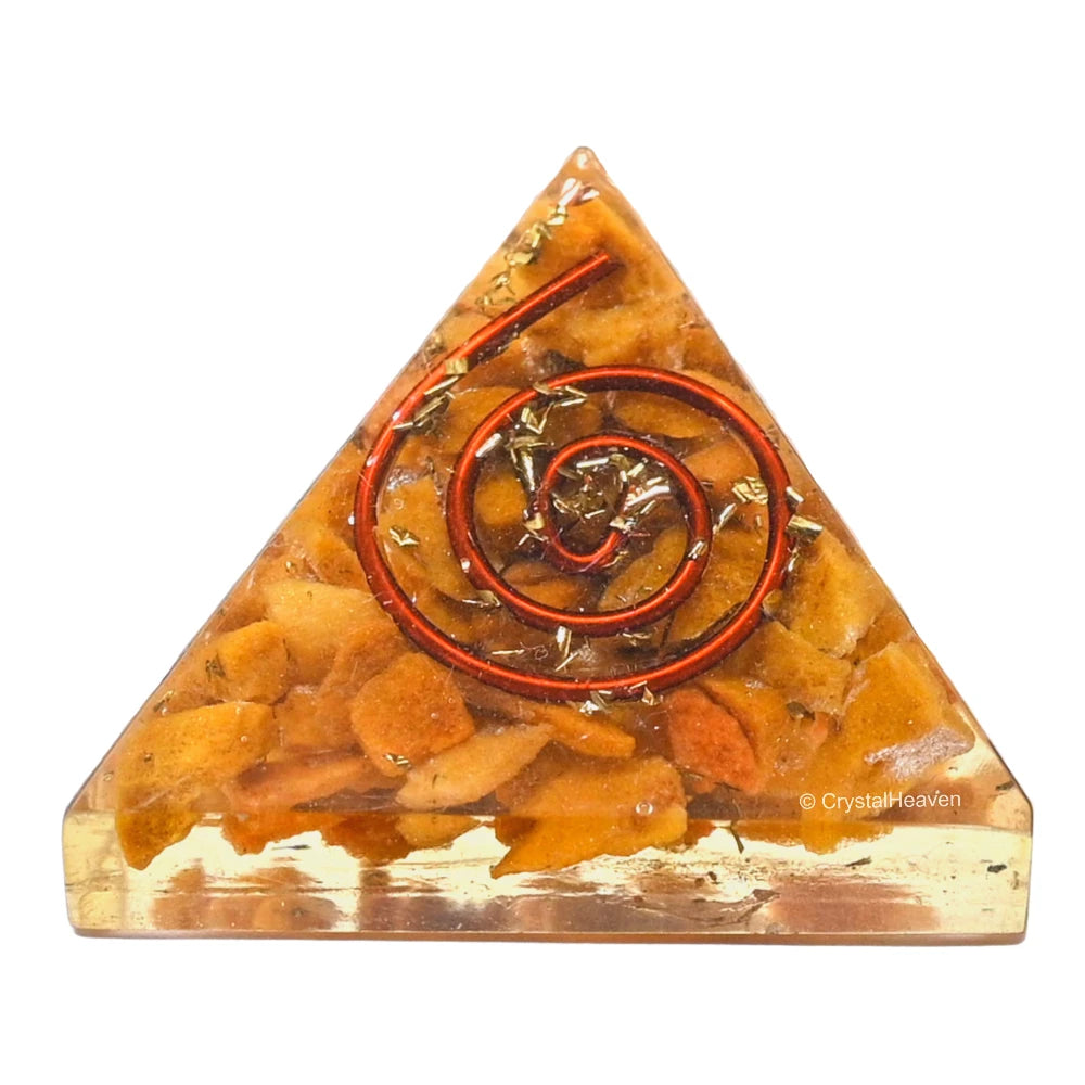 Yellow Jasper Orgone Pyramid - 30mm