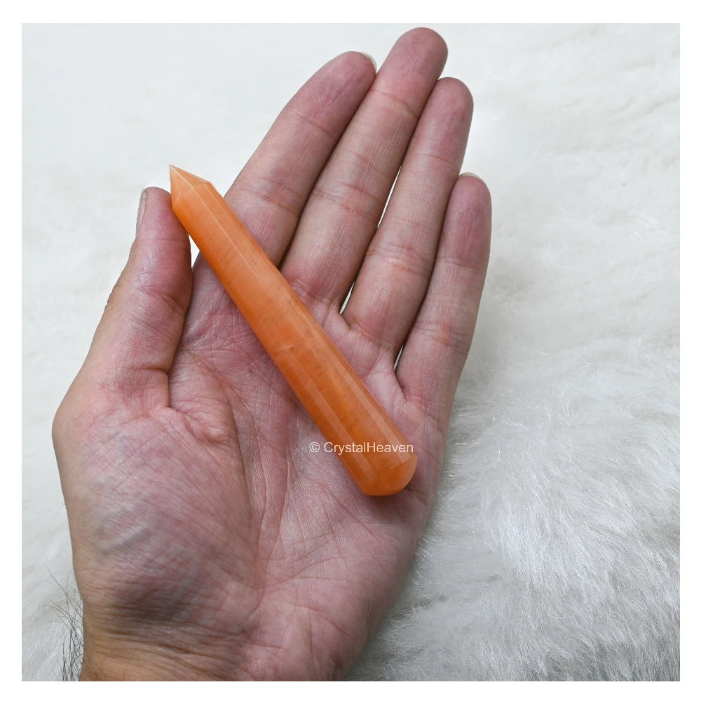Red Aventurine Wand (Faceted)