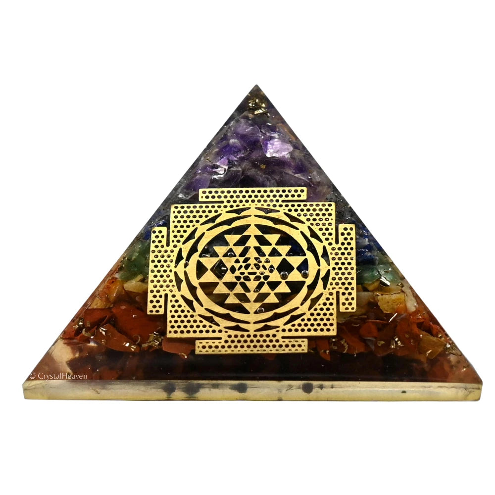7 Chakra Orgone Pyramid (Shriyantra)
