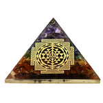 7 Chakra Orgone Pyramid (Shriyantra)