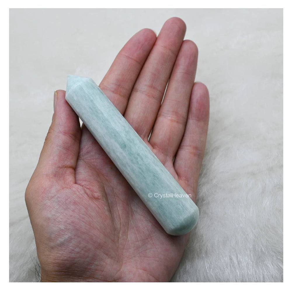 Amazonite Wand (Faceted)