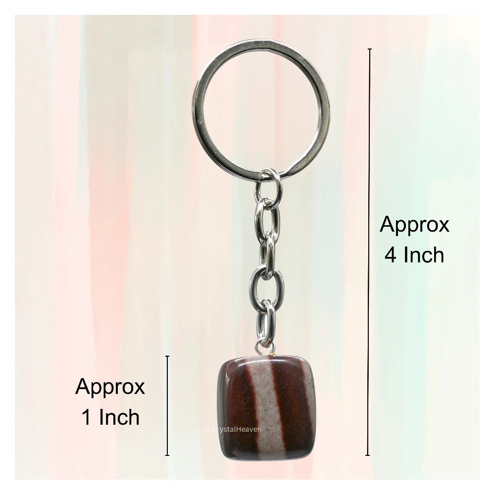Narmada Stone Keychain (Tumbled)