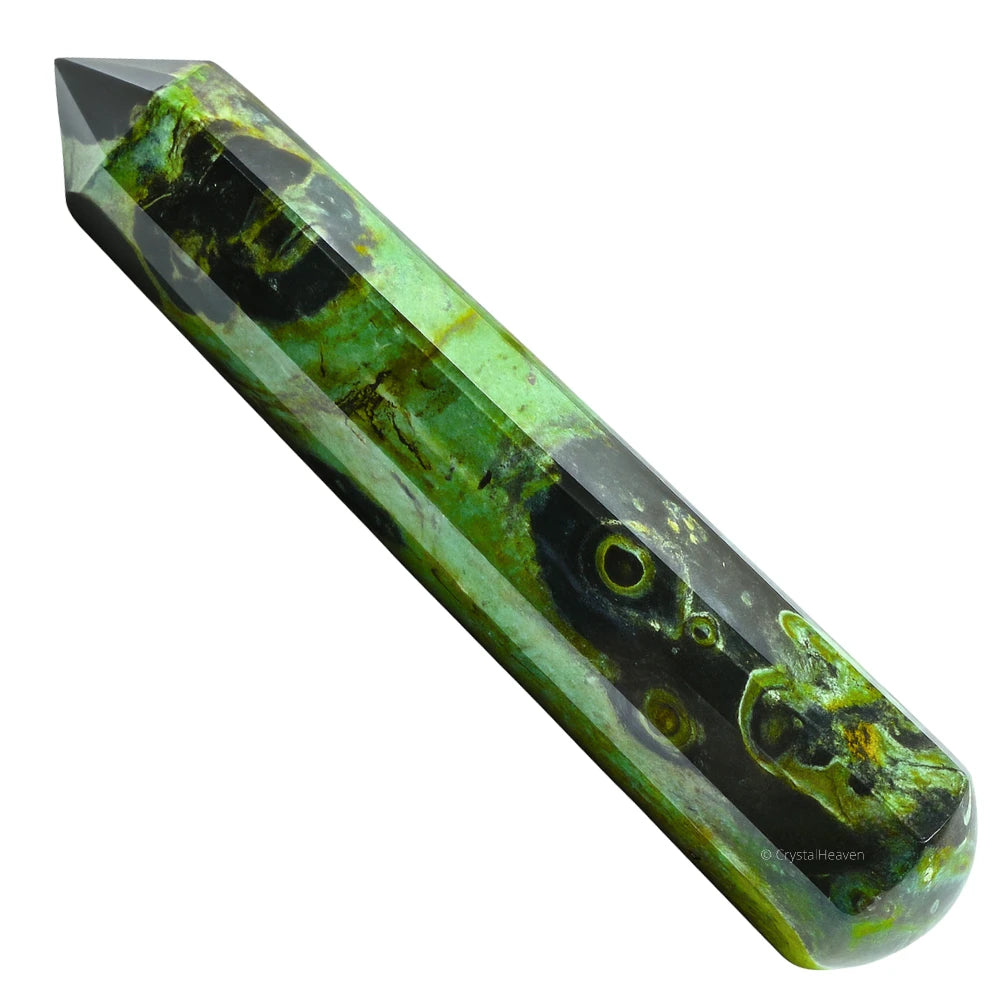 Kambaba Jasper Wand (Faceted)