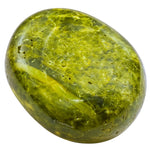 Green Tourmaline In Matrix Palm Stone