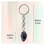 Amethyst Crystal Keychain (Raw)