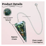 Bloodstone Crystal Orgone Pendulum