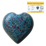 Ruby Kyanite Heart