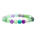 Multi Fluorite Bracelet (Elastic)
