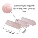 Rose Quartz Pencil Points (Set of 3)