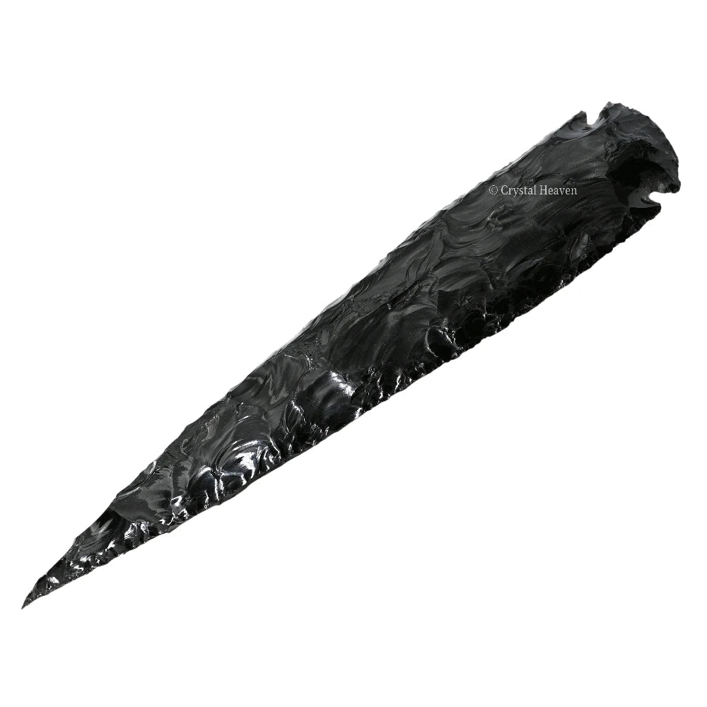 Black Obsidian Arrowhead - 5" to 6"