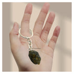 Labradorite Crystal Keychain (Raw)