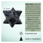 Indigo Gabbro Crystal Merkaba (15-20 mm)