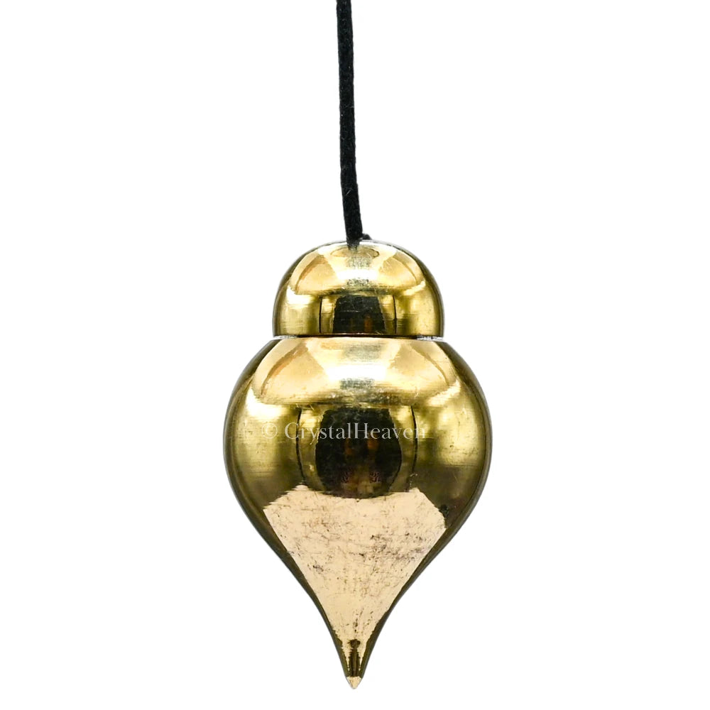 Metal Brass Pendulum - Gold Tear Drop (MP110)