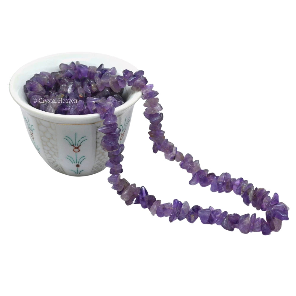 Amethyst Chips - Pre Drilled
