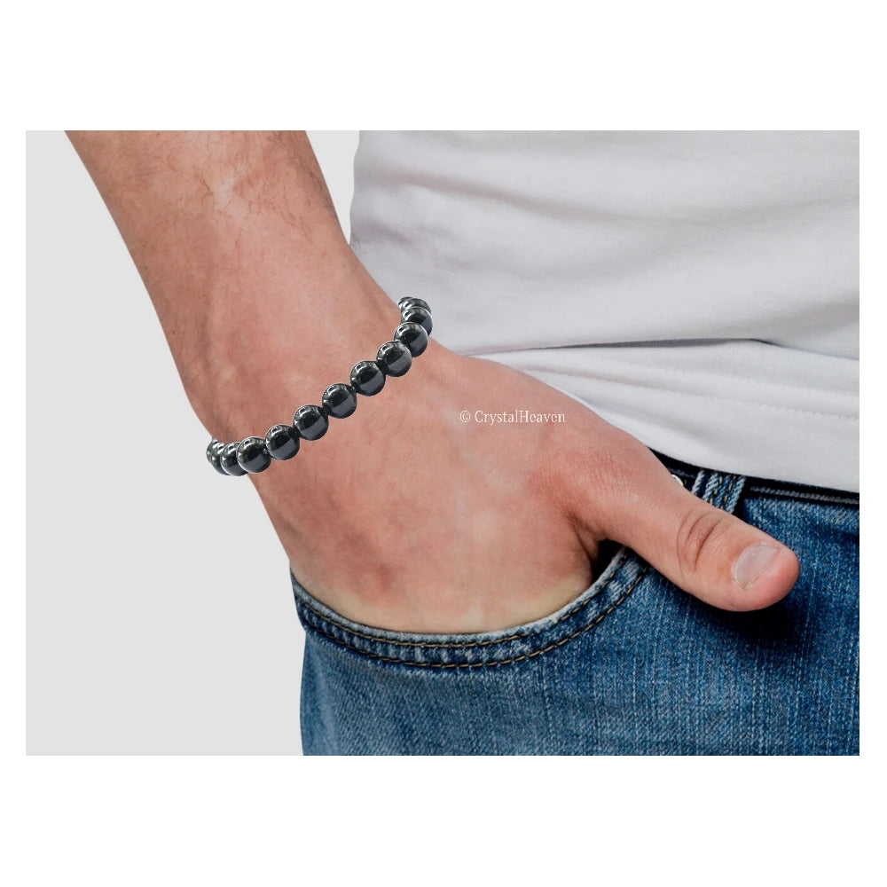 Black Obsidian Bracelet (Elastic)