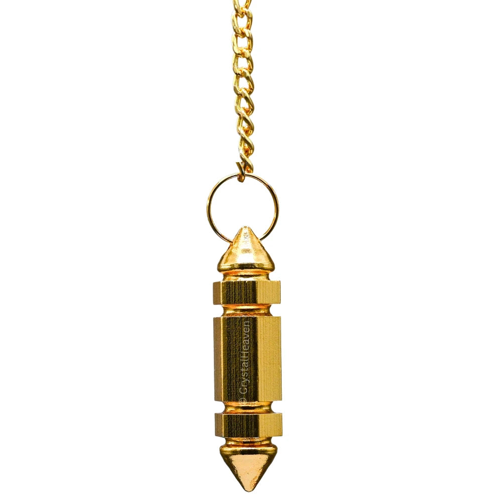 Metal Brass Pendulum - Brass Atlantis - Metatron (MP111)