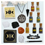 Spell Jars Kit for Witchcraft Supplies - Premium Set of 17