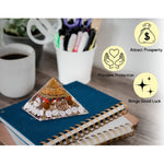 Laxmi Wealth Pyramid - Shree Yantra, Gomati Chakra, Rudraksha, Kodi (Regular)