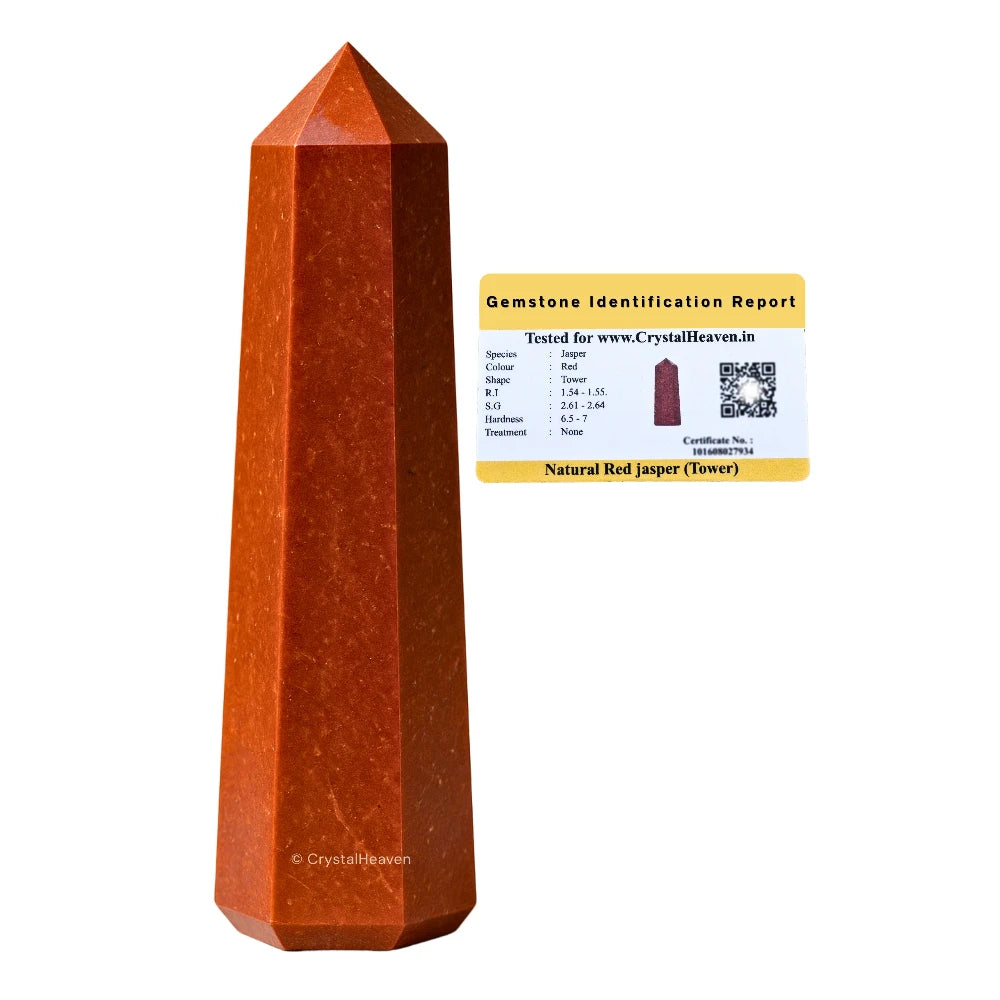 Red Jasper Tower (3" to 4" inch)