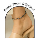 Labradorite Anklet (Hand Knotted)