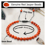 Red Jasper Anklet (Without Knot)