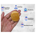 Yellow Aventurine Palm Stone