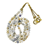 Dendrite Opal Crystal Tasbih (Gold)