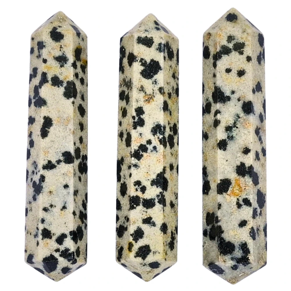 Dalmatian Jasper Pencil Points (Double Terminated) (Set of 50)