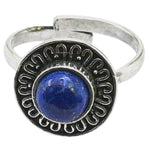Lapis Lazuli Ring (Silver/Round)