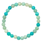 Amazonite Healing Crystal Bracelets - 6mm Beads