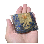 Lapis Lazuli Orogone Pyramid (Small Tree Of Life)