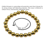 Golden Hematite Bracelet (Elastic)