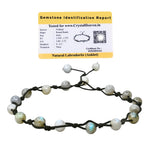 Labradorite Anklet (Hand Knotted)