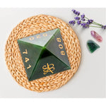 Zibu Money Pyramid - Green Aventurine Crystal Pyramid (2 Inch)
