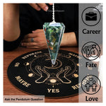 Bloodstone Crystal Orgone Pendulum