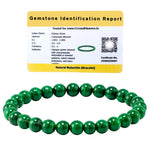 Malachite Healing Crystal Bracelets - 6mm Beads