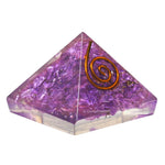 Amethyst Onyx Orgone Pyramid - 30mm