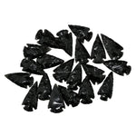Black Obsidian Arrowhead - 1" to 1.5" (25 Pieces)